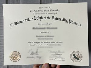 California State Polytechnic University, Pomona diploma