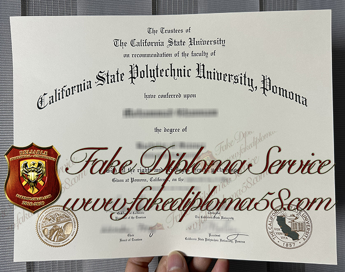 California State Polytechnic University, Pomona diploma