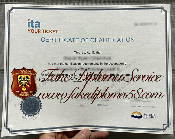 Ita certificate of qualification