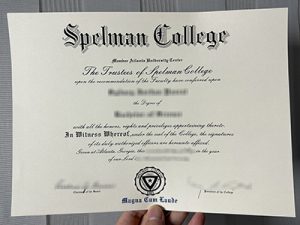 Spelman College diploma