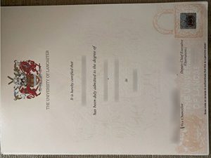 University of Lancaster diploma