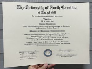 University of North carolina at chapel hill diploma