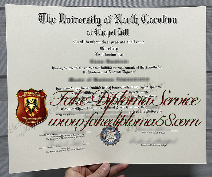 University of North carolina at chapel hill diploma