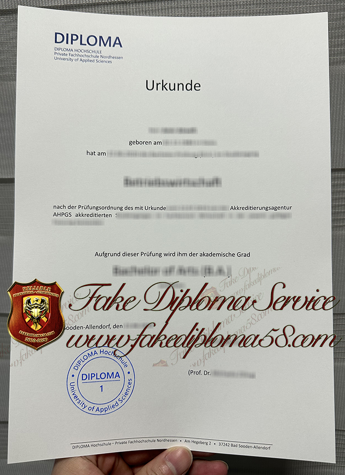 Private Fachhochschule Nordhessen diploma
