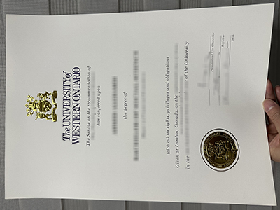 How much does to buy a fake University of Western Ontario diploma?