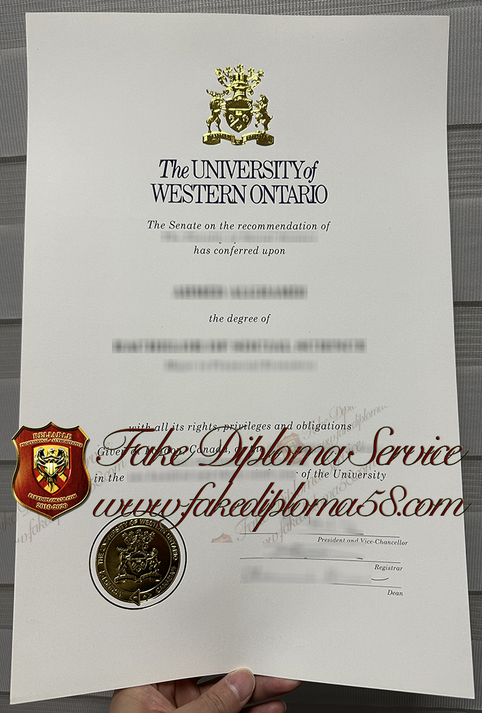 University of Western Ontario diploma