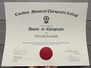 Canadian Memorial Chiropractic College degree