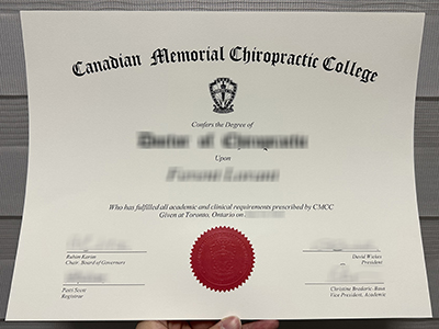 Canadian Memorial Chiropractic College degree