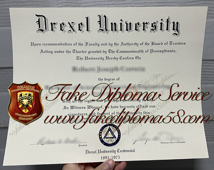 Drexel University diploma