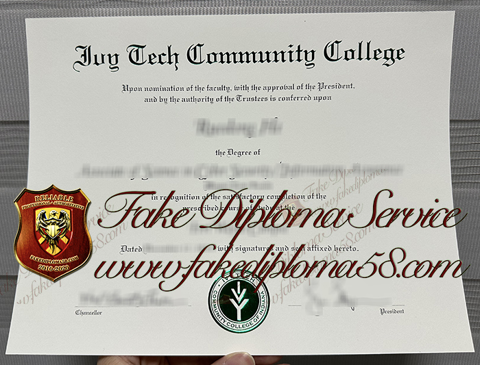 Ivy Tech Community College diploma