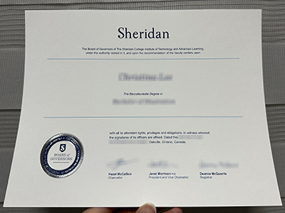 Is it possible to buy a 100% copy Sheridan College diploma?