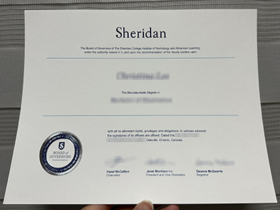 Sheridan College diploma