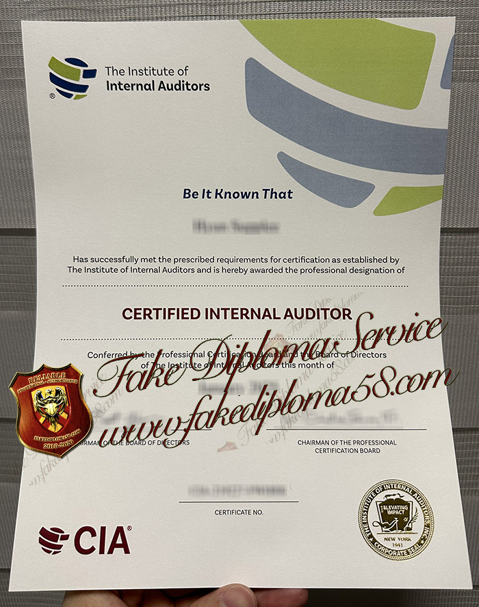 CIA certificate