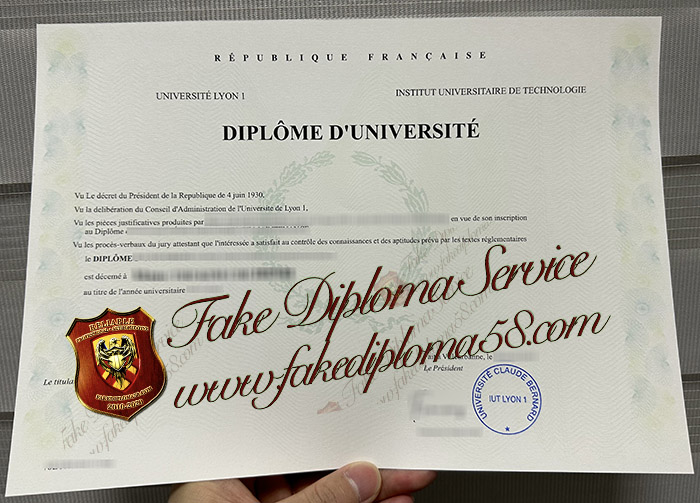 Claude Bernard University Lyon 1 diploma