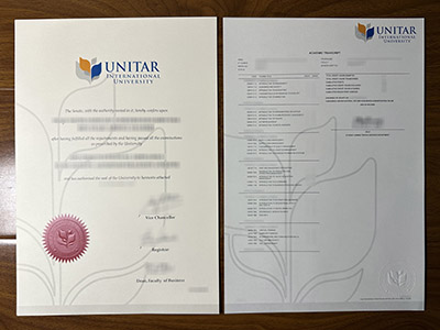 Unitar International University degree and transcript