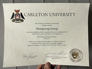 Carleton University diploma