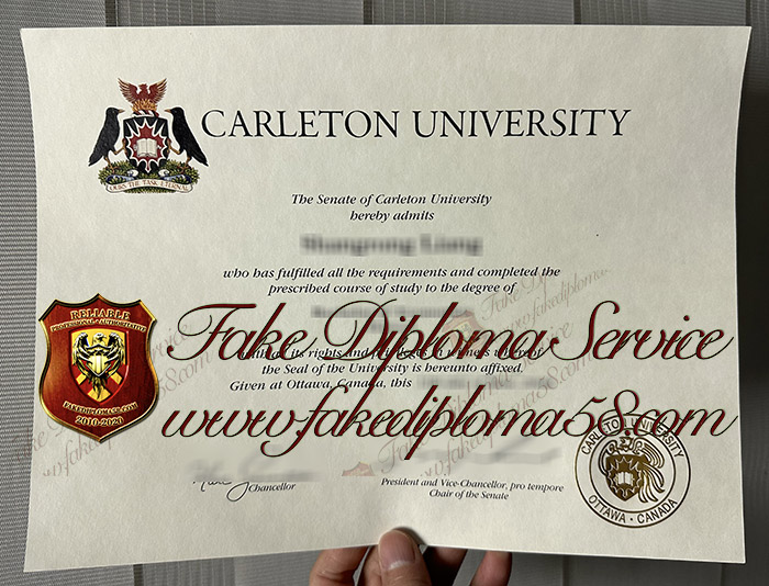 Carleton University diploma