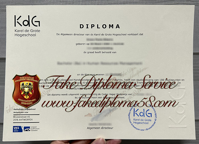 Karel de Grote Hogeschool diploma