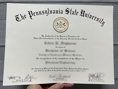 Buying a fake Pennsylvania State University degree. Order PSU diploma