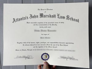 Atlanta's John Marshall law school degree