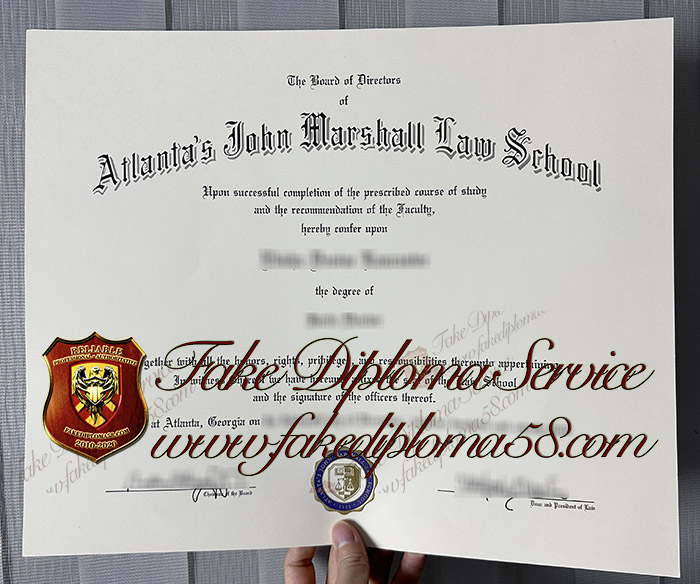Atlanta's John Marshall law school degree