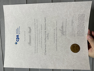 How to buy a fake British Columbia CPA certificate for a better job?