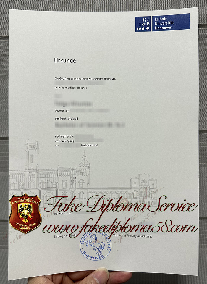 Leibniz University Hannover Urkunde