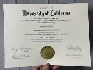 UCLA diploma