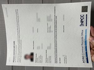 UK Police Certificate