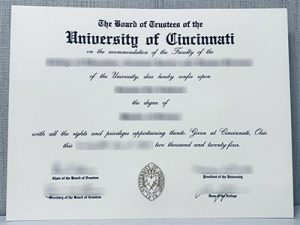 University of Cincinnati degree