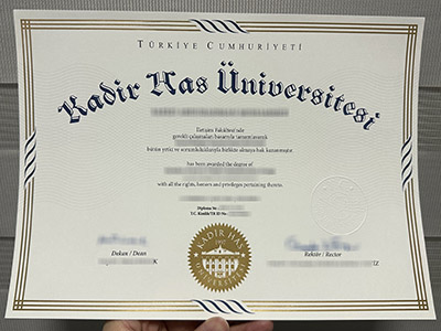 How to create a fake Kadir Has University diploma certificate in 2024?