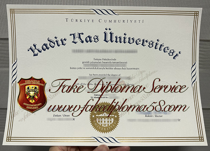 Kadir Has University diploma