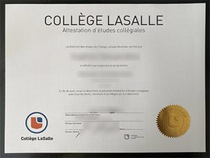 LaSalle College diploma