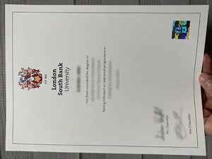 London South Bank University diploma
