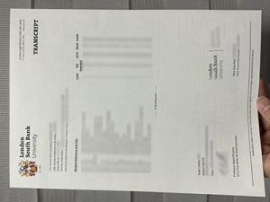 London South Bank University transcript