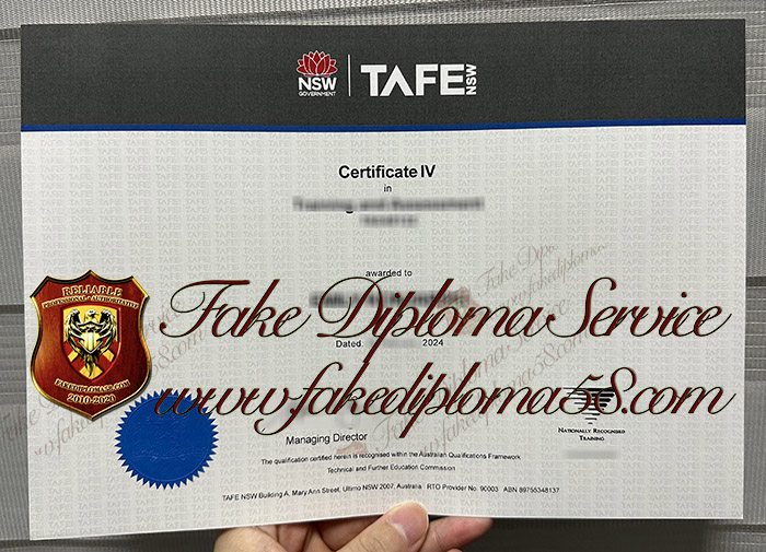 NSW TAFE certificate