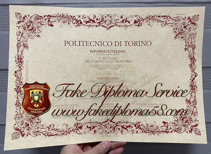Politecnico di Torino diploma