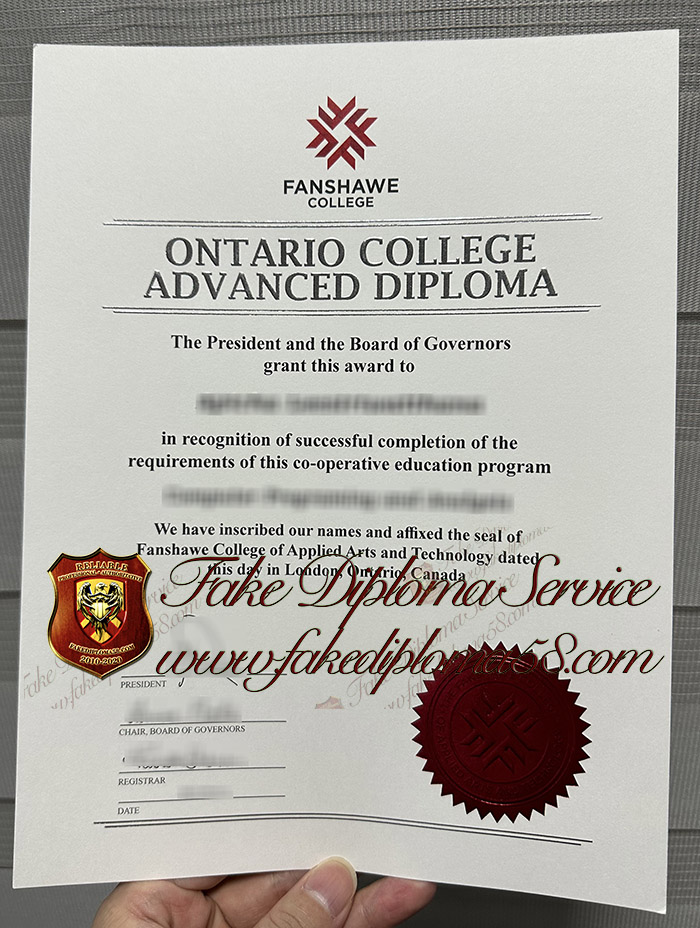 Fanshawe College diploma