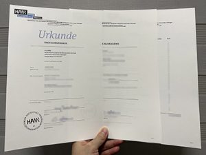 HAWK Urkunde and Zeugnis