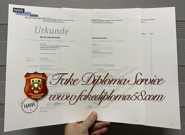 HAWK Urkunde and Zeugnis
