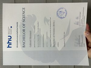 Heinrich Heine University Düsseldorf Urkunde