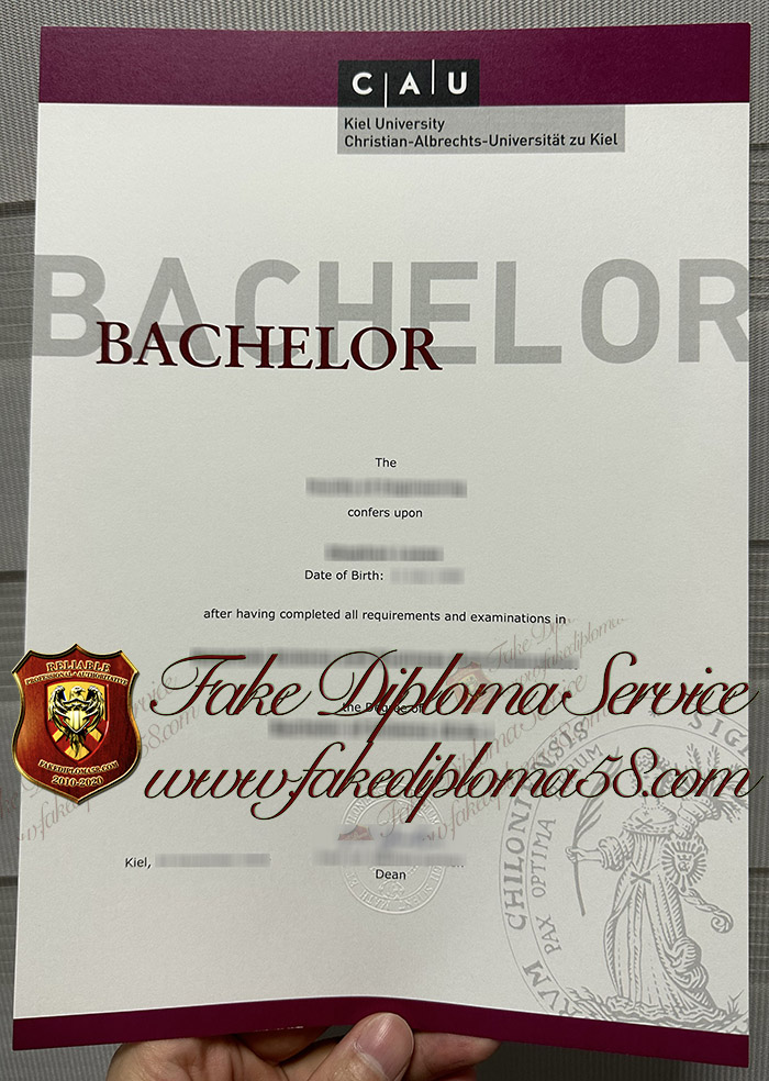 Kiel University diploma