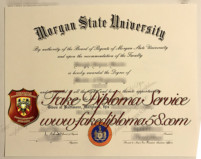 Morgan State University degree