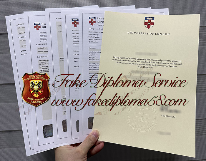 University of London degree and transcript