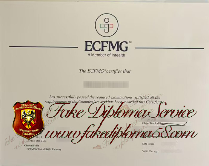 ECFMG certificate
