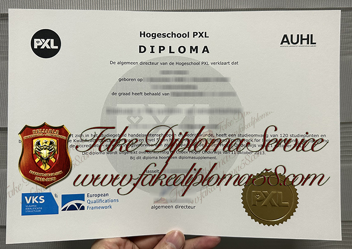 Hogeschool PXL diploma