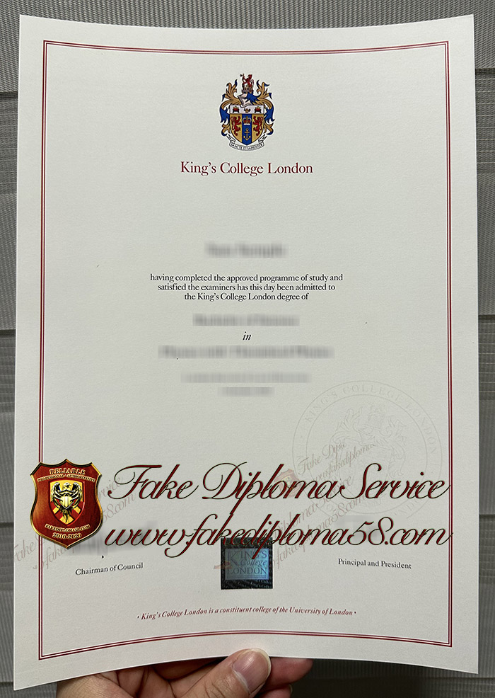 King's College London diploma