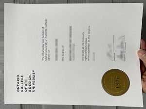 OCAD University diploma