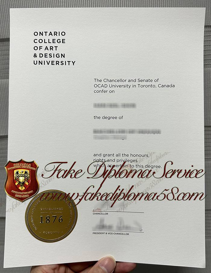 OCAD University diploma