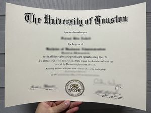 University of Houston diploma